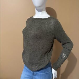 Le Chateau Olive Green knit Sweater